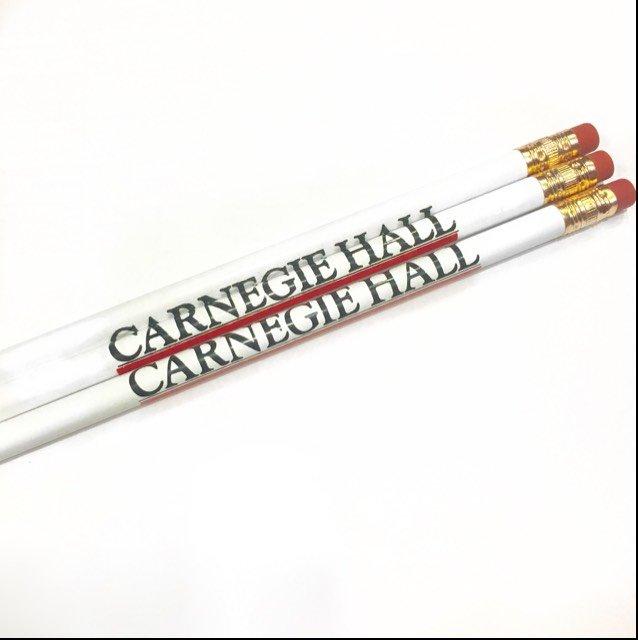 Carnegie Hall White Pencil | Retro Collection