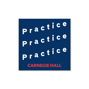 "Practice, Practice, Practice" Sticker