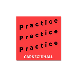 “Practice, Practice, Practice” Sticker