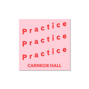 "Practice, Practice, Practice" Sticker