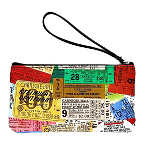 Bicast Leather Pouch | Historical Tickets