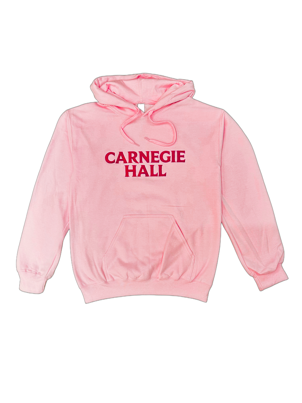 Rose Hooded Pullover Sweatshirt (Red Embroidered Logo)