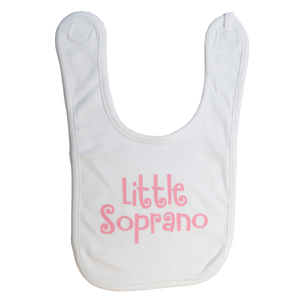 “Little Soprano” Baby Bib