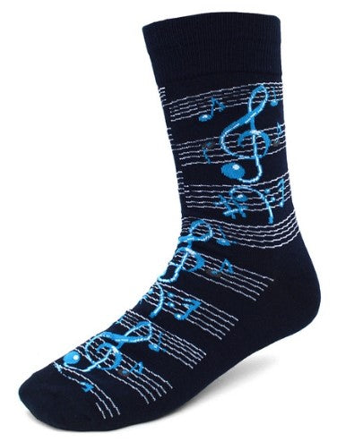 Music Staff Socks