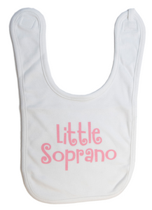 “Little Soprano” Baby Bib