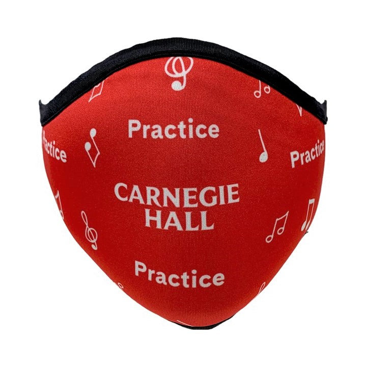 Musical Notes "Practice, Practice, Practice" Face Mask (Polyester)