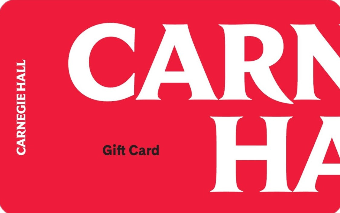 Carnegie Hall Gift Shop Gift Card