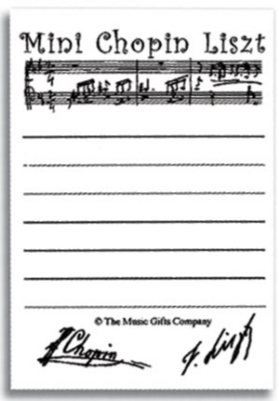 Mini "Chopin Liszt" Sticky Notes