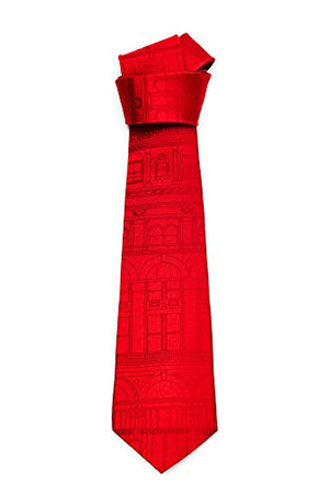 Silk Necktie | Building Line Art