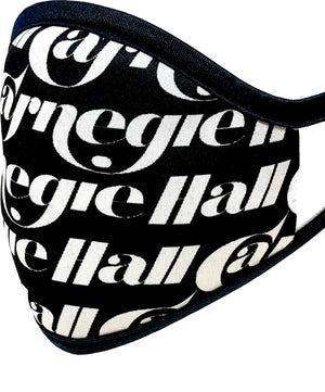 Carnegie Hall Script Face Mask (Polyester)